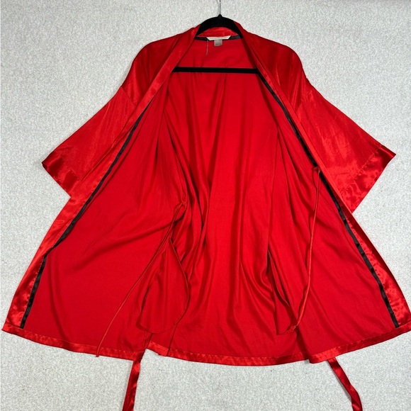 Victoria's Secret Red Satin Robe - Picture 2 of 6
